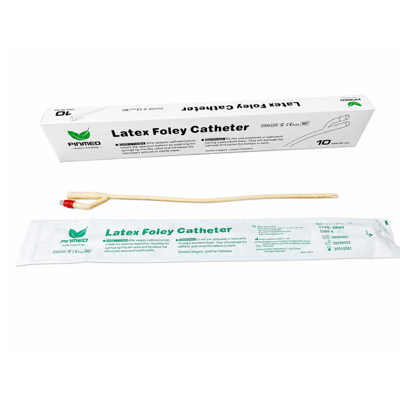 FOLEY CH6, latekso kateteris, 2 kan. 5ml, 10 vnt. paveikslėlis