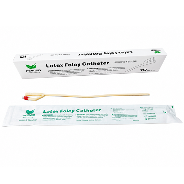 FOLEY CH8, latekso kateteris, 2 kan. 5ml, 10 vnt. paveikslėlis FOLEY CH8, latekso kateteris, 2 kan. 5ml, 10 vnt. paveikslėlis