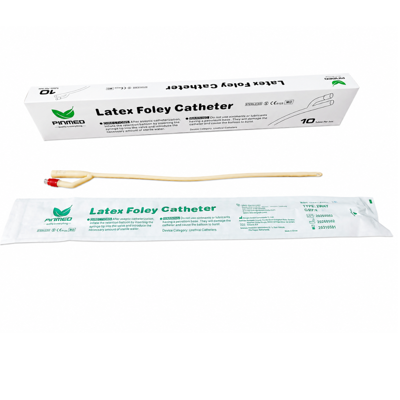 FOLEY CH12, latekso kateteris, 2 kan. 5-15ml, 10 vnt. paveikslėlis