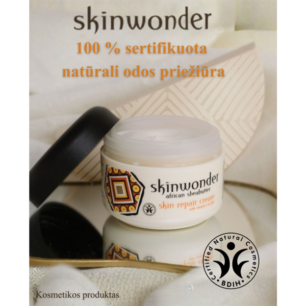 SKINWONDER Natūralus atkuriamasis odos kremas, 110 ml