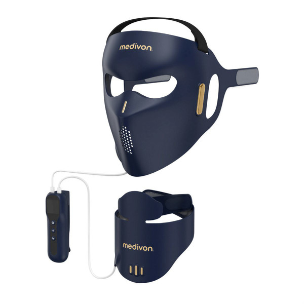 Medivon LED ir infraraudonųjų spindulių šviesos terapijos kaukė veidui Lumi 3D Pro, 1 vnt.