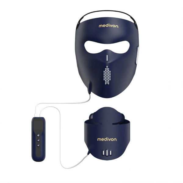 Medivon LED ir infraraudonųjų spindulių šviesos terapijos kaukė veidui Lumi 3D Pro, 1 vnt.