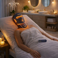 Medivon LED ir infraraudonųjų spindulių šviesos terapijos kaukė veidui Lumi 3D Pro, 1 vnt.