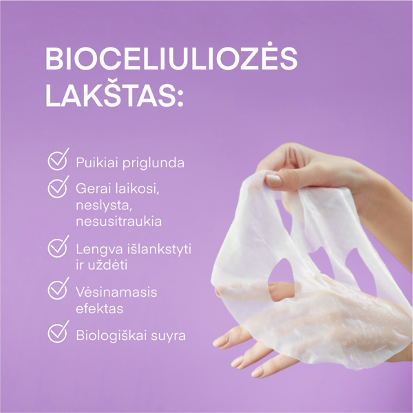 ŽIEDĖ, veido kaukė drėkinamoji su hialuronatu, 15ml paveikslėlis