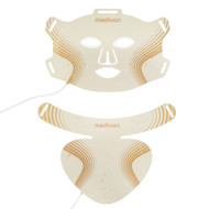 Medivon LED ir infraraudonųjų spindulių šviesos terapijos kaukė veidui Lumi Max, 1 vnt.