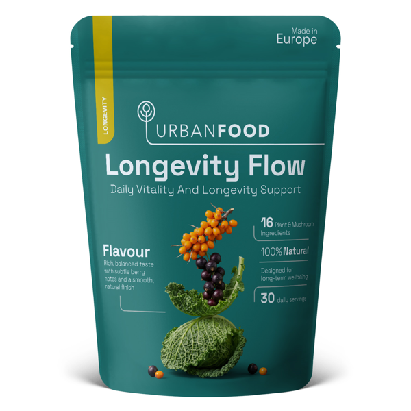 Longevity Flow - Urbanfood - ilgaamžiškumui