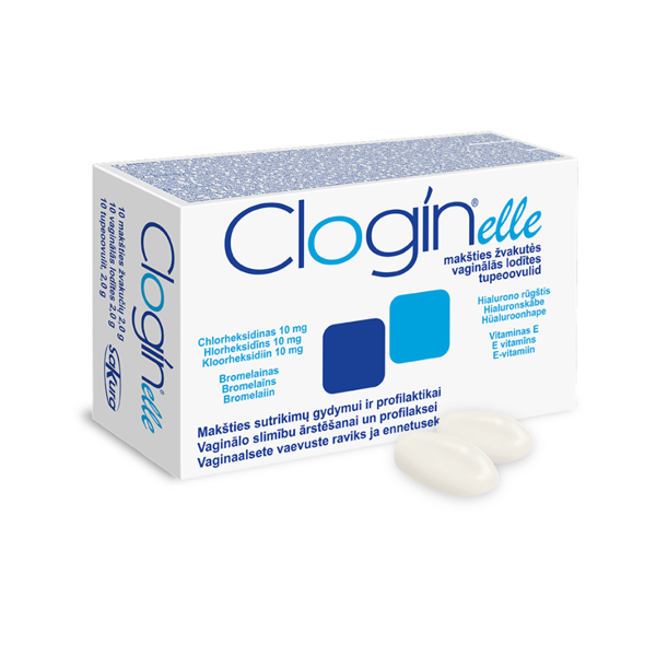 CLOGIN ELLE, 10 ovulių paveikslėlis CLOGIN ELLE, 10 ovulių paveikslėlis