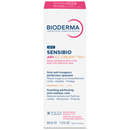 BIODERMA SENSIBIO AR+ CC SPF50+, kremas su spalva raustančiai jautriai odai, 40 ml