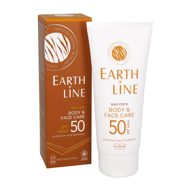 EARTH LINE Sun Body & Face Care SPF50 (UVA, UVB, 100% mineraliniai filtrai), 100ml