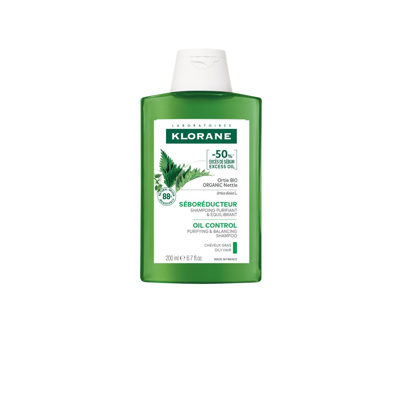 KLORANE DILGĖLIŲ, šampūnas riebiems plaukams, 200 ml paveikslėlis