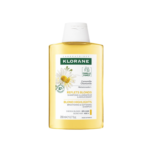 KLORANE, šampūnas šviesiems plaukams su ramunėlėmis, 200ml paveikslėlis KLORANE, šampūnas šviesiems plaukams su ramunėlėmis, 200ml paveikslėlis