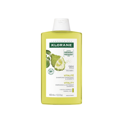 KLORANE, šampūnas su citrusų ekstraktu, riebiems plaukams, 400 ml paveikslėlis