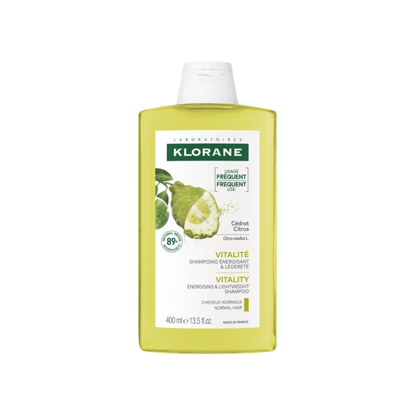 KLORANE, šampūnas su citrusų ekstraktu, riebiems plaukams, 400 ml paveikslėlis KLORANE, šampūnas su citrusų ekstraktu, riebiems plaukams, 400 ml paveikslėlis