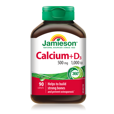 JAMIESON KALCIS SU VITAMINU D3, 90 tablečių paveikslėlis