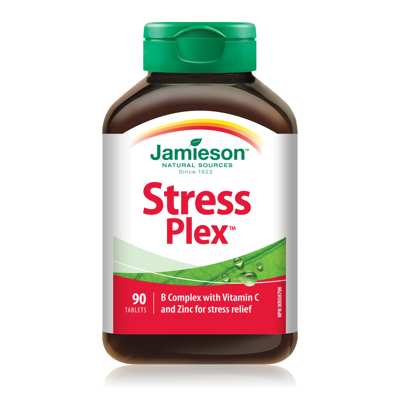JAMIESON STRESS PLEX, 90 tablečių (galiojimas iki 2026.11.30) paveikslėlis