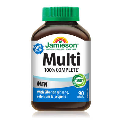 JAMIESON MULTI 100 vitaminų ir mineralų kompleksas vyrams, 90 tablečių paveikslėlis