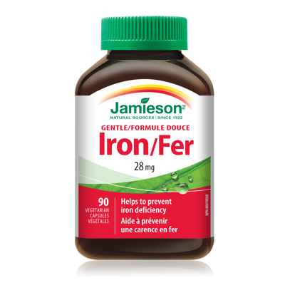 JAMIESON GENTLE IRON, 28mg, 90 kapsulių paveikslėlis