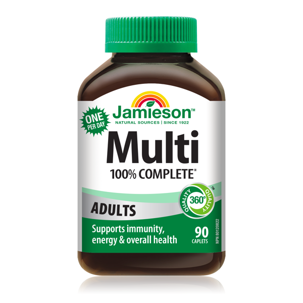 JAMIESON MULTI 100 Vitaminų ir mineralų kompleksas suaugusiems, 90 tablečių paveikslėlis