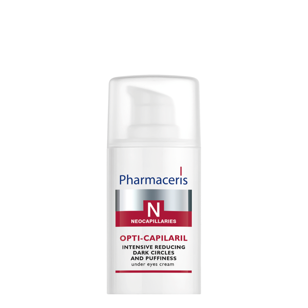PHARMACERIS N, OPTI-CAPILARIL ratilus ir maišelius po akimis mažinantis kremas, 15ml paveikslėlis PHARMACERIS N, OPTI-CAPILARIL ratilus ir maišelius po akimis mažinantis kremas, 15ml paveikslėlis