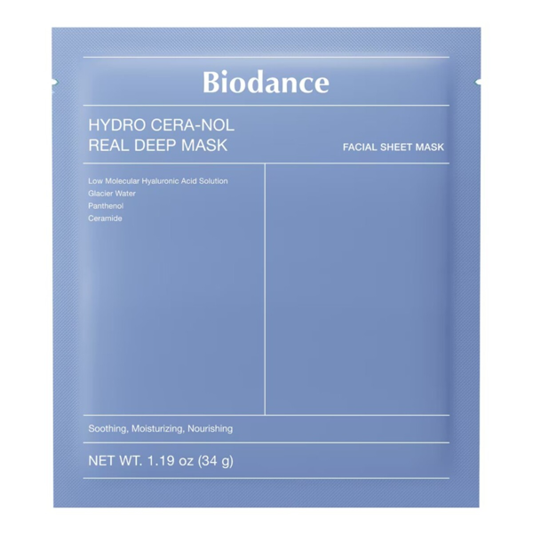 BIODANCE, HYDRO CERA-NOL REAL DEEP MASK, lakštinė veido kaukė, 34g paveikslėlis BIODANCE, HYDRO CERA-NOL REAL DEEP MASK, lakštinė veido kaukė, 34g paveikslėlis