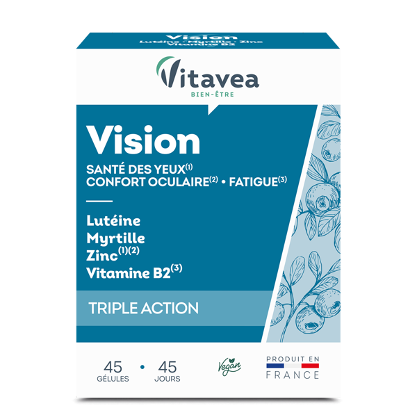 VITAVEA VISION Regėjimo komfortui, 45 kapsulės