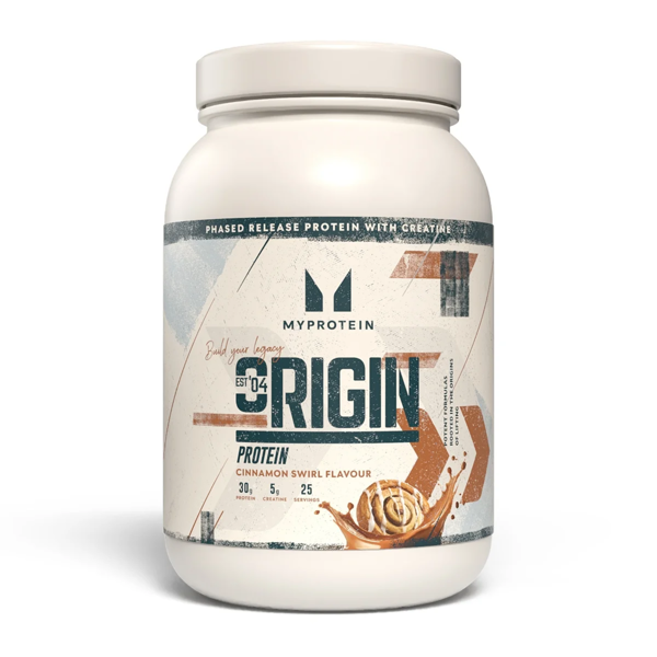 Myprotein Origin, baltymų mišinys, 1.13kg Cinamoninės bandelės skonio Myprotein Origin, baltymų mišinys, 1.13kg Cinamoninės bandelės skonio