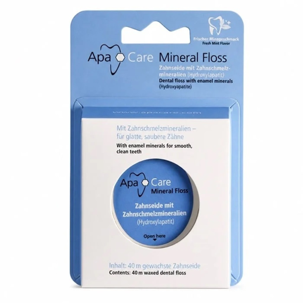 APACARE MINERAL FLOSS dantų siūlas, 40 m paveikslėlis APACARE MINERAL FLOSS dantų siūlas, 40 m paveikslėlis