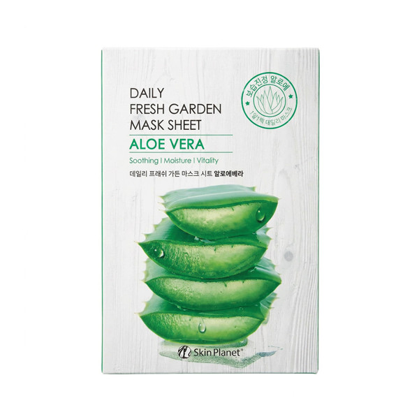 Skin Planet Daily Fresh Garden lakštinė veido kaukė su alaviju 25g ×10vnt paveikslėlis Skin Planet Daily Fresh Garden lakštinė veido kaukė su alaviju 25g ×10vnt paveikslėlis