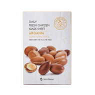 Skin Planet Daily Fresh Garden lakštinė veido kaukė su argano aliejumi 25g ×10vnt