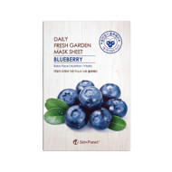 Skin Planet Daily Fresh Garden lakštinė veido kaukė su mėlynėmis 25g ×10vnt Skin Planet Daily Fresh Garden lakštinė veido kaukė su mėlynėmis 25g ×10vnt