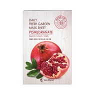 Skin Planet Daily Fresh Garden lakštinė veido kaukė su granatais 25g ×10vnt Skin Planet Daily Fresh Garden lakštinė veido kaukė su granatais 25g ×10vnt