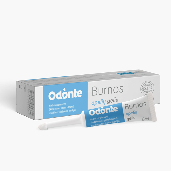 ODONTE, burnos opelių gelis, 10 ml paveikslėlis ODONTE, burnos opelių gelis, 10 ml paveikslėlis