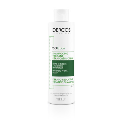 VICHY DERCOS PSOLUTION, šampūnas nuo pleiskanų psoriazės pažeistai odai, 200 ml paveikslėlis
