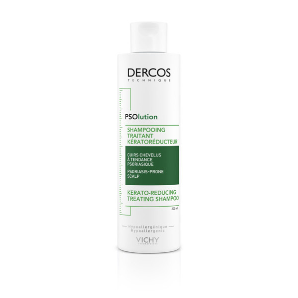 VICHY DERCOS PSOLUTION, šampūnas nuo pleiskanų psoriazės pažeistai odai, 200 ml paveikslėlis