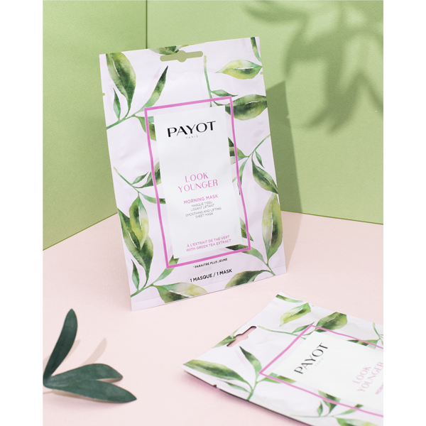 PAYOT, MORNING MASK, lyginanti ir stangrinanti vienkartinė kaukė, 1 vnt