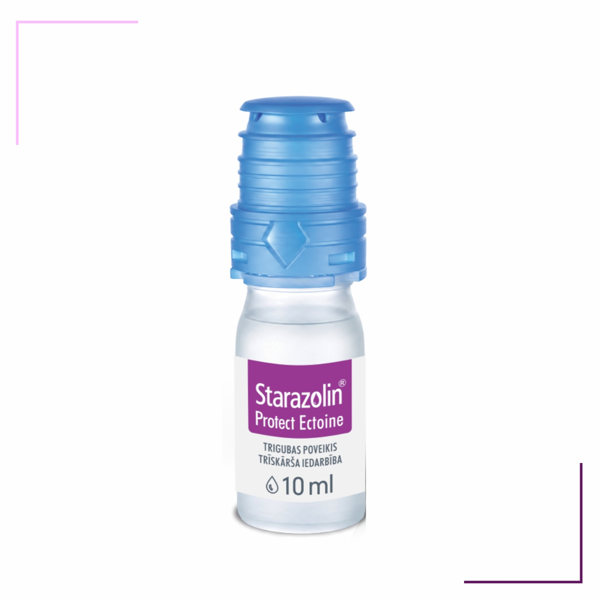 STARAZOLIN Protect Ectoine, akių lašai, 10 ml paveikslėlis STARAZOLIN Protect Ectoine, akių lašai, 10 ml paveikslėlis