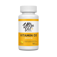 ULTRAVIT VITAMIN D3 2000IU, 180 kapsulių paveikslėlis ULTRAVIT VITAMIN D3 2000IU, 180 kapsulių paveikslėlis