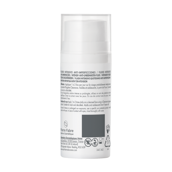 EAU THERMALE AVENE CLEANANCE COMEDOMED+ koncentruota priemonė aknės ir odos nelygumų pažeistai odai su SPF30, 30 ml paveikslėlis