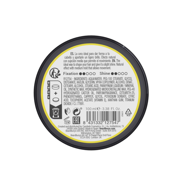 Beardburys kreminės konsistencijos Vidutinės fiksacijos pomada 100ml Beardburys kreminės konsistencijos Vidutinės fiksacijos pomada 100ml