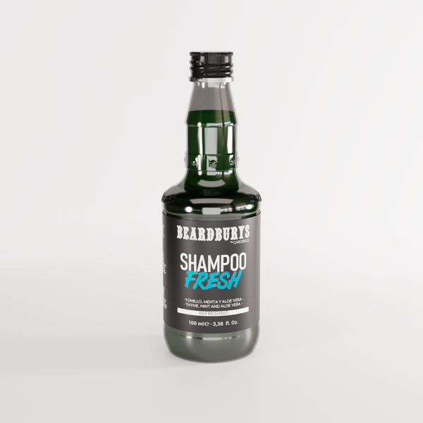 Beardburys plaukų šampūnas Švelniai šaldantis 100ml Beardburys plaukų šampūnas Švelniai šaldantis 100ml