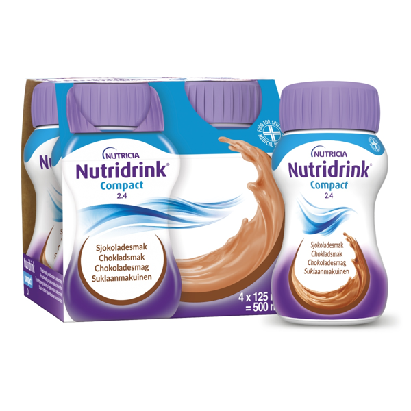NUTRICIA NUTRIDRINK COMPACT, 125 ml, šokolado skonio, 4 vnt. paveikslėlis NUTRICIA NUTRIDRINK COMPACT, 125 ml, šokolado skonio, 4 vnt. paveikslėlis