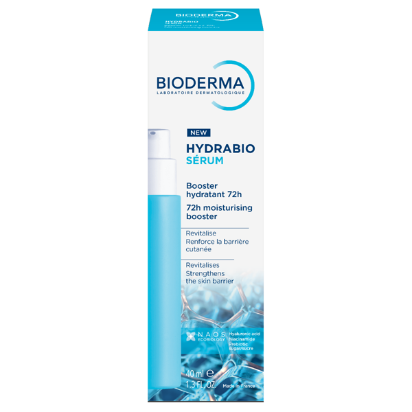 BIODERMA HYDRABIO SERUM, drėkinantis serumas dehidratuotai odai, 40ml paveikslėlis BIODERMA HYDRABIO SERUM, drėkinantis serumas dehidratuotai odai, 40ml paveikslėlis