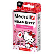 MEDRULL HELLO KITTY, vaikiški pleistrai, 10 vienetų paveikslėlis