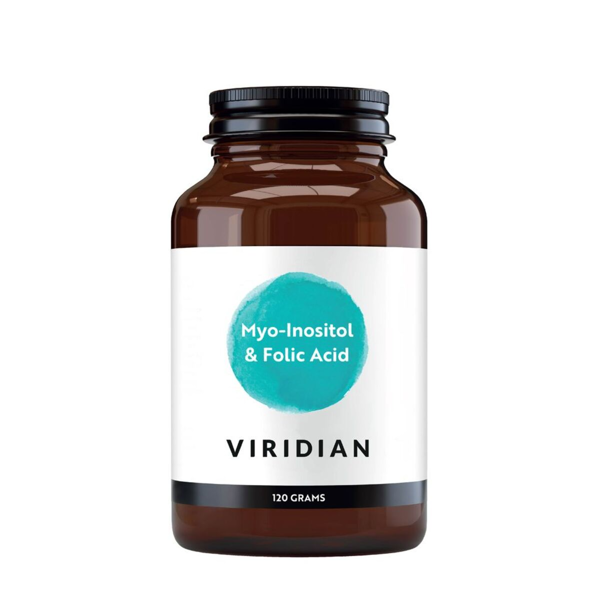 VIRIDIAN MYO-INOSITOL & FOLIC ACID, 120 g., milteliai paveikslėlis VIRIDIAN MYO-INOSITOL & FOLIC ACID, 120 g., milteliai paveikslėlis