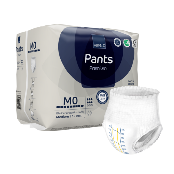 ABENA Pants M0 Premium, sauskelnės-kelnaitės, 15 vnt. paveikslėlis ABENA Pants M0 Premium, sauskelnės-kelnaitės, 15 vnt. paveikslėlis