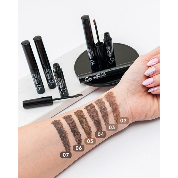 Golden Rose Brow Color Tinted antakių tušas 4.2ml, Nr. 05 Golden Rose Brow Color Tinted antakių tušas 4.2ml, Nr. 05
