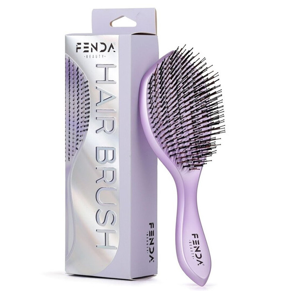 Fenda Nebula Purple plaukų šepetys 1vnt