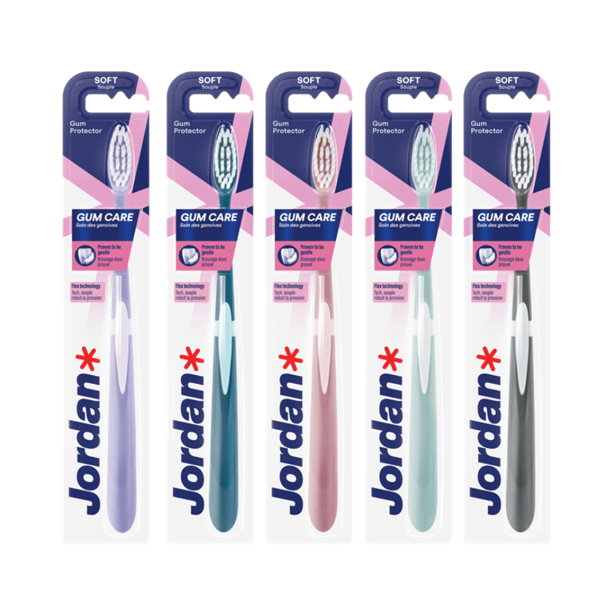 JORDAN CLINIC GUM PROTECTOR SOFT, dantų šepetėlis, minkštas, su dėklu paveikslėlis JORDAN CLINIC GUM PROTECTOR SOFT, dantų šepetėlis, minkštas, su dėklu paveikslėlis