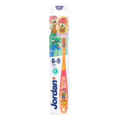 JORDAN SOFT STEP 3, dantų šepetėlis vaikams, 6 - 9 m paveikslėlis