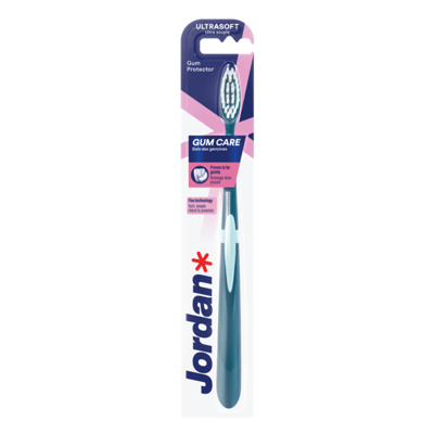 JORDAN CLINIC GUM PROTECTOR SUPER SOFT, dantų šepetėlis, ypač minkštas, su dėklu paveikslėlis
